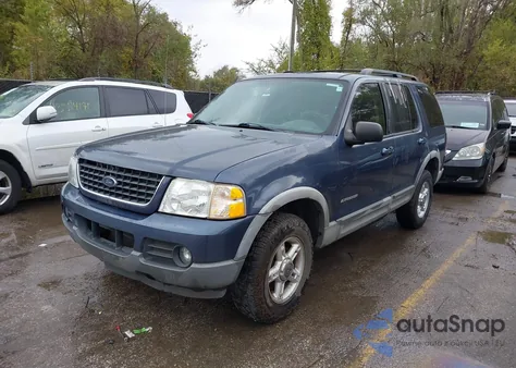 2002 Ford Explorer Xlt из США, поврежденный, VIN 1FMZU73E62ZC28915